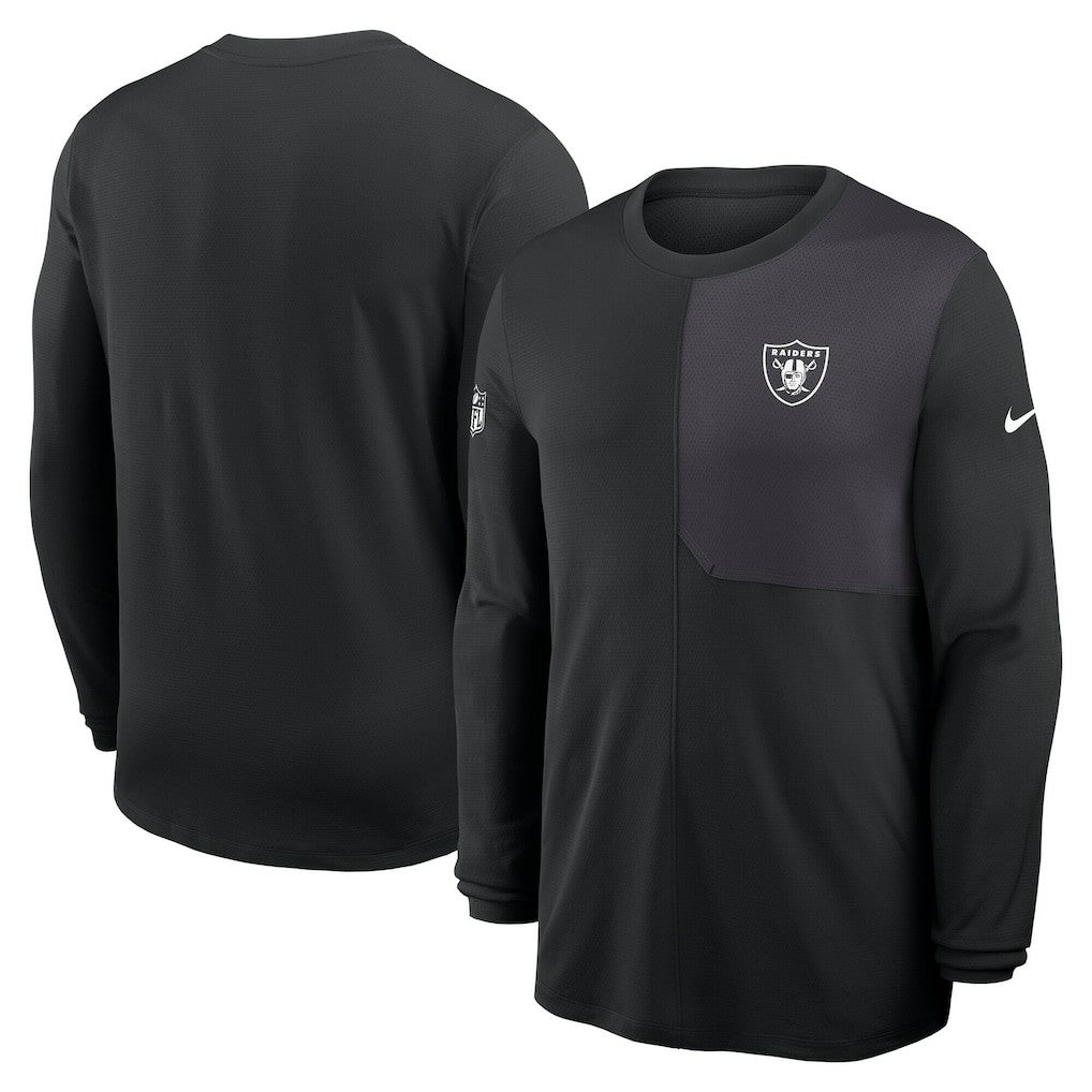 Las Vegas Raiders Sideline Coach UV Dri-FIT Long Sleeve Shirt - Black | Nike sale