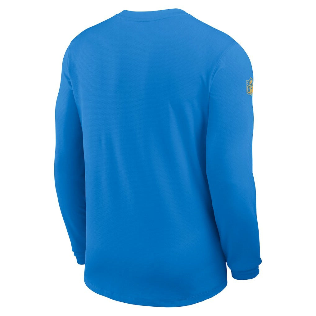 Los Angeles Chargers Sideline Coach UV Dri-FIT Long Sleeve Shirt - Powder Blue | Nike discount
