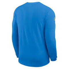 Los Angeles Chargers Sideline Coach UV Dri-FIT Long Sleeve Shirt - Powder Blue | Nike discount
