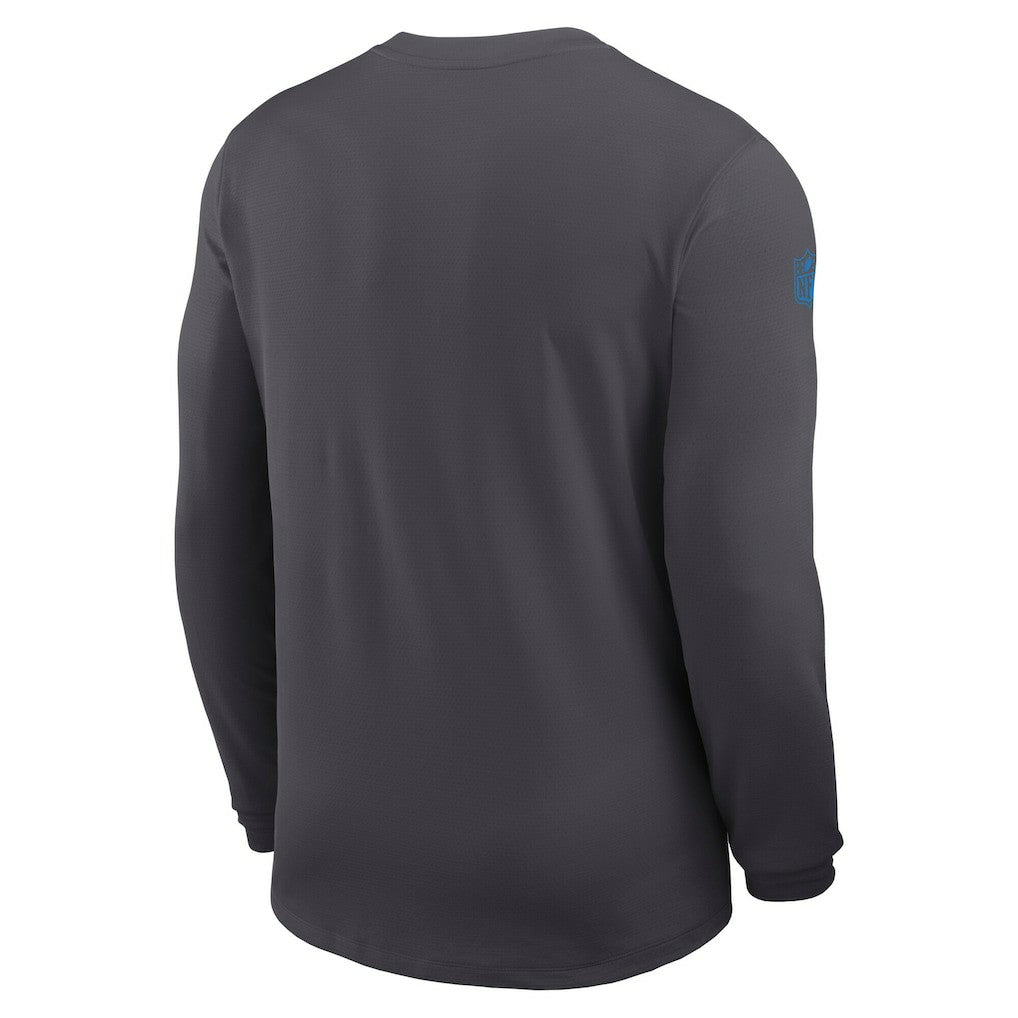 Los Angeles Chargers Sideline Coach UV Dri-FIT Long Sleeve Shirt - Gray | Nike discount