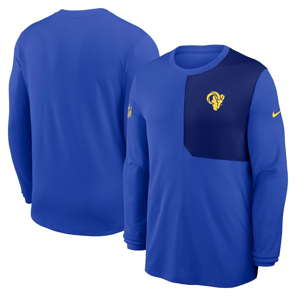 Los Angeles Rams Sideline Coach UV Dri-FIT Long Sleeve Shirt - Royal | Nike sale