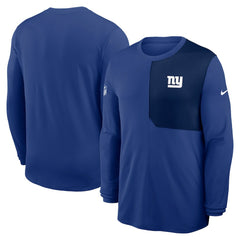 New York Giants Sideline Coach UV Dri-FIT Long Sleeve Shirt - Royal | Nike outlet