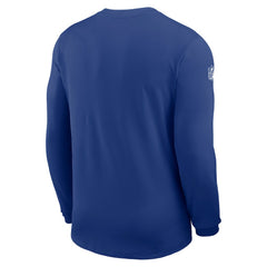 New York Giants Sideline Coach UV Dri-FIT Long Sleeve Shirt - Royal | Nike outlet