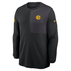 Pittsburgh Steelers Sideline Coach UV Dri-FIT Long Sleeve Shirt - Black | Nike outlet