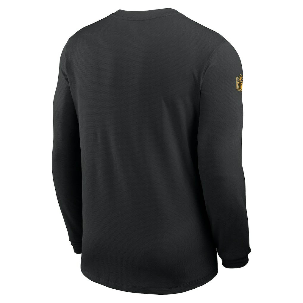 Pittsburgh Steelers Sideline Coach UV Dri-FIT Long Sleeve Shirt - Black | Nike outlet