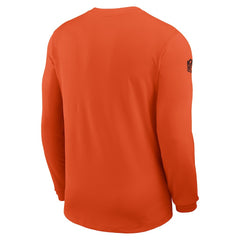 Cincinnati Bengals Sideline Coach UV Dri-FIT Long Sleeve Shirt - Orange | Nike sale