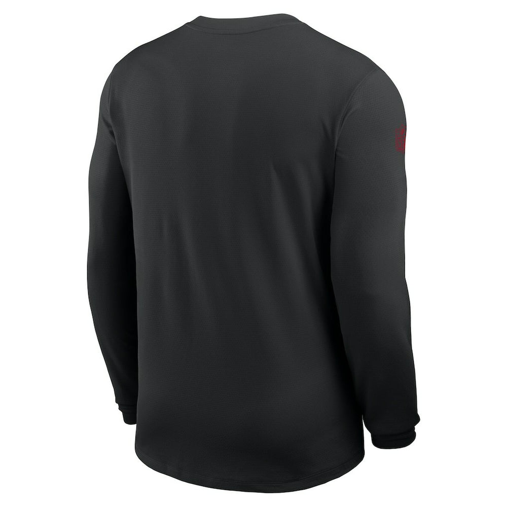 San Francisco 49ers Sideline Coach UV Dri-FIT Long Sleeve Shirt - Black | Nike discount