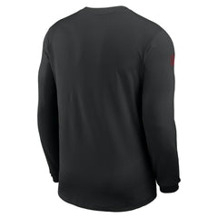 San Francisco 49ers Sideline Coach UV Dri-FIT Long Sleeve Shirt - Black | Nike discount