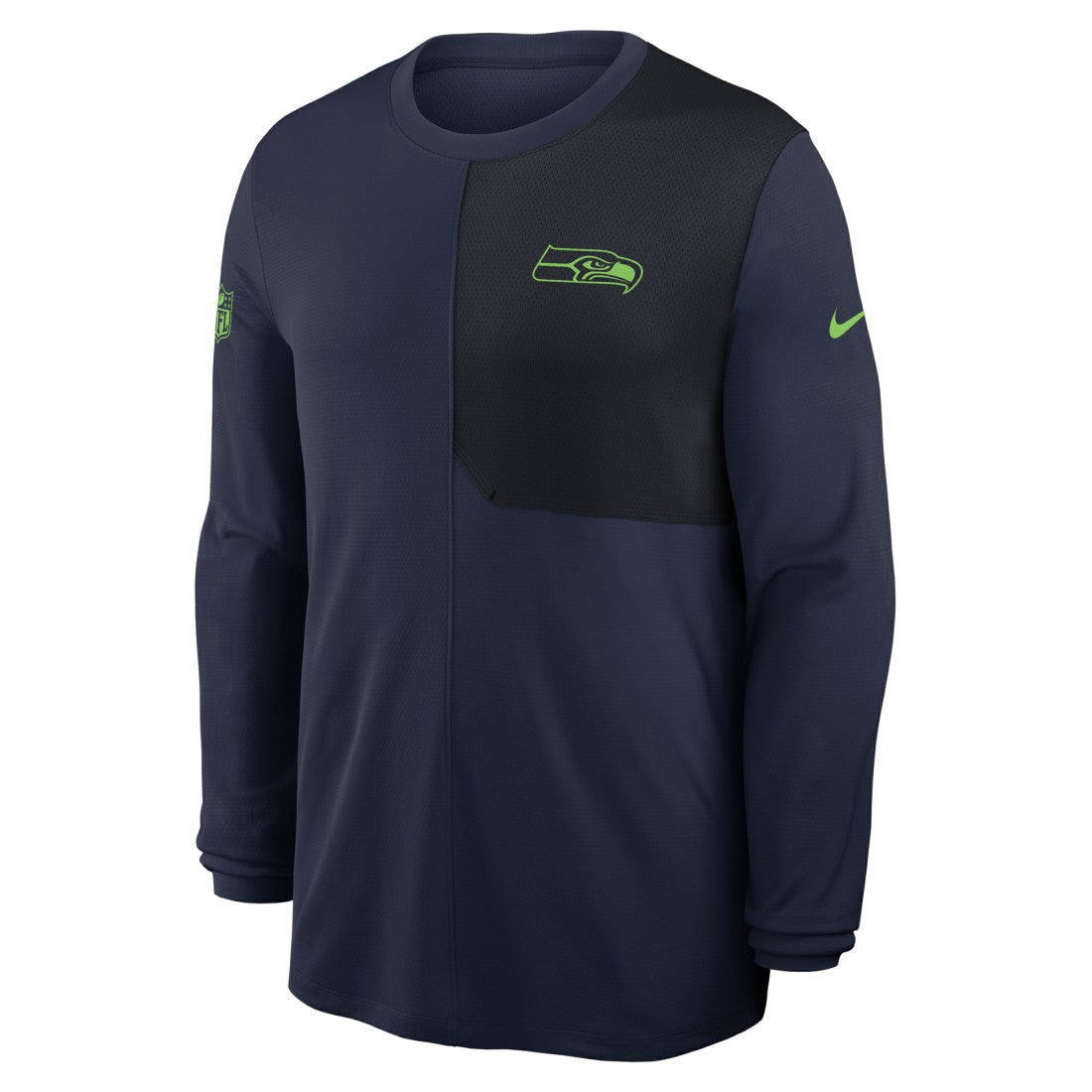 Seattle Seahawks Sideline Coach UV Dri-FIT Long Sleeve Shirt - College Navy | Nike discount