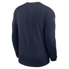 Seattle Seahawks Sideline Coach UV Dri-FIT Long Sleeve Shirt - College Navy | Nike discount