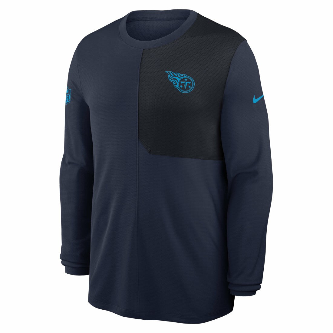 Tennessee Titans Sideline Coach UV Dri-FIT Long Sleeve Shirt - Navy | Nike cheap