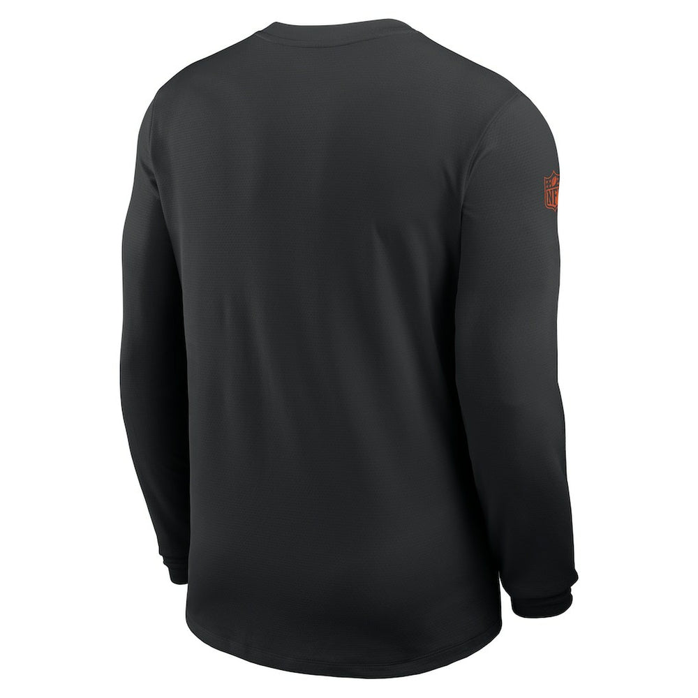 Cincinnati Bengals Sideline Coach UV Dri-FIT Long Sleeve Shirt - Black | Nike cheap