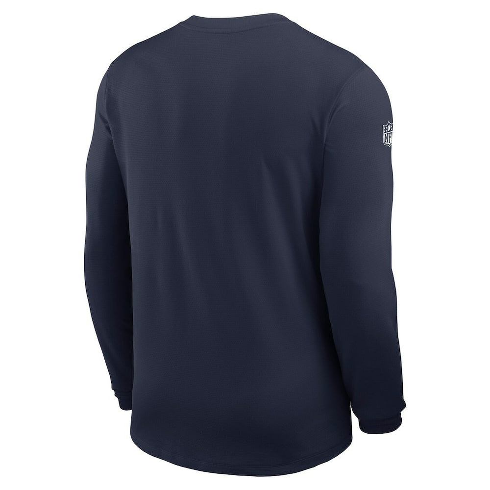 Dallas Cowboys Sideline Coach UV Dri-FIT Long Sleeve Shirt - Navy | Nike on sale