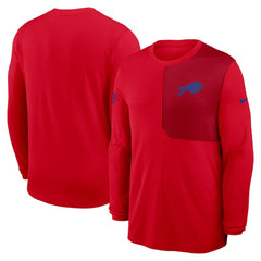 Buffalo Bills Sideline Coach UV Dri-FIT Long Sleeve Shirt - Red | Nike discount