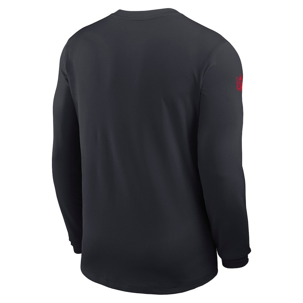 Houston Texans Sideline Coach UV Dri-FIT Long Sleeve Shirt - Navy | Nike cheap