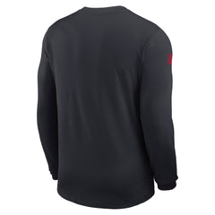 Houston Texans Sideline Coach UV Dri-FIT Long Sleeve Shirt - Navy | Nike cheap