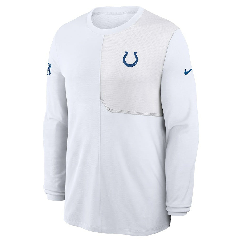 Indianapolis Colts Sideline Coach UV Dri-FIT Long Sleeve Shirt - White | Nike online
