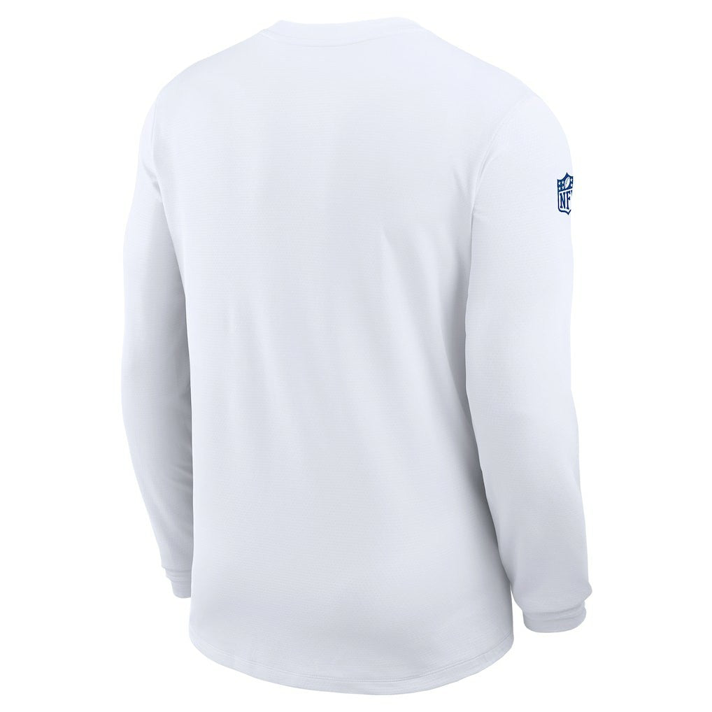 Indianapolis Colts Sideline Coach UV Dri-FIT Long Sleeve Shirt - White | Nike online