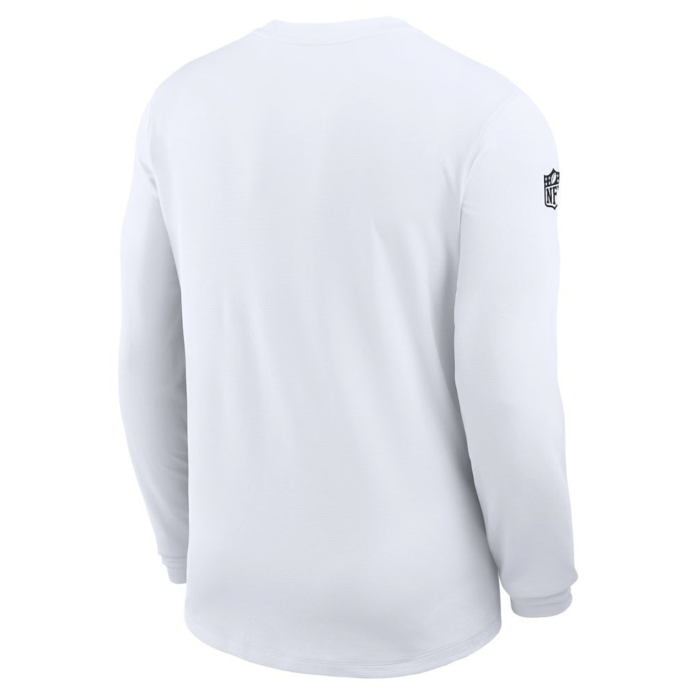 Dallas Cowboys Sideline Coach UV Dri-FIT Long Sleeve Shirt - White | Nike on sale