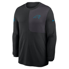 Carolina Panthers Sideline Coach UV Dri-FIT Long Sleeve Shirt - Black | Nike on sale