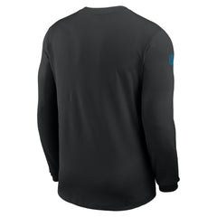 Carolina Panthers Sideline Coach UV Dri-FIT Long Sleeve Shirt - Black | Nike on sale