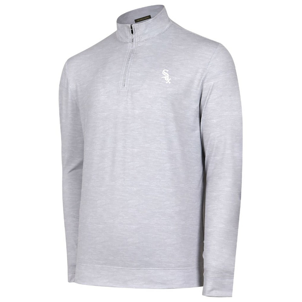 Chicago White Sox Sublime Tri-Blend Quarter-Zip Jacket - Gray