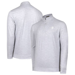Detroit Tigers Sublime Tri-Blend Quarter-Zip Jacket - Gray