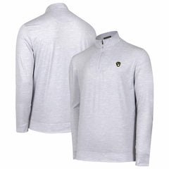 Milwaukee Brewers Sublime Tri-Blend Quarter-Zip Jacket - Gray