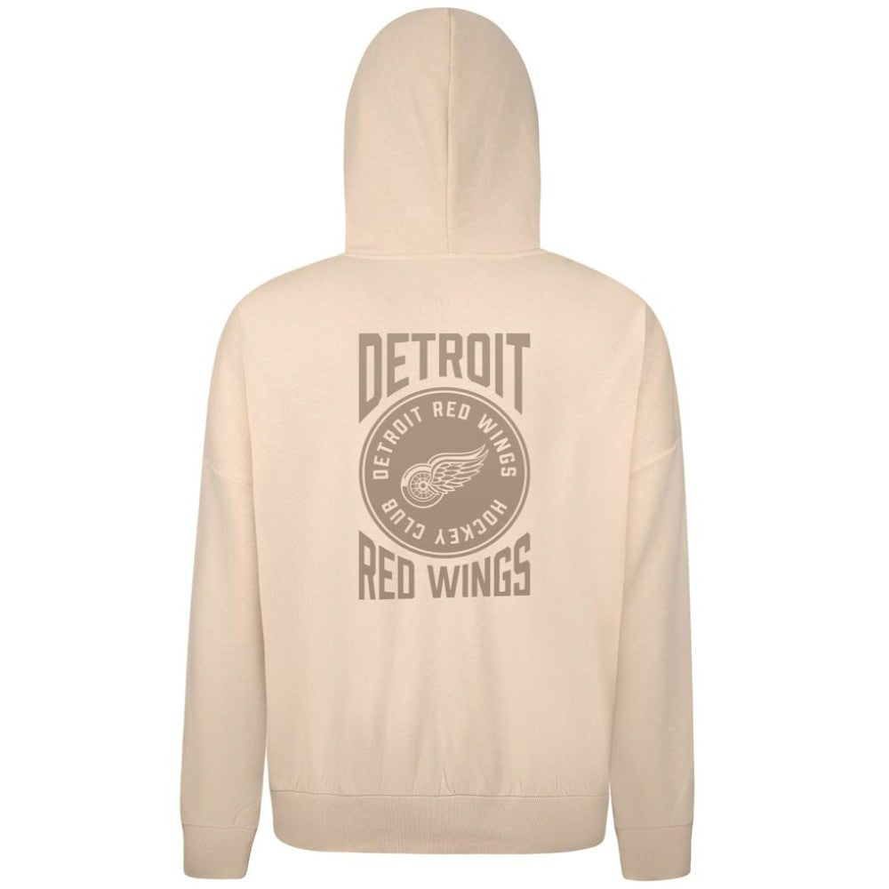 Detroit Red Wings Levelwear Contact Stamp Pullover Hoodie Cream