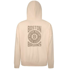 Boston Bruins Levelwear Contact Stamp Pullover Hoodie Cream