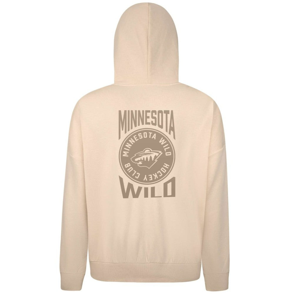 Minnesota Wild Levelwear Contact Stamp Pullover Hoodie Cream