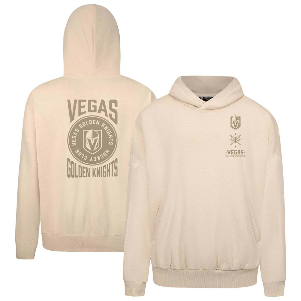 Vegas Golden Knights Levelwear Contact Stamp Pullover Hoodie Cream