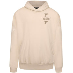 St. Louis Blues Levelwear Contact Stamp Pullover Hoodie Cream