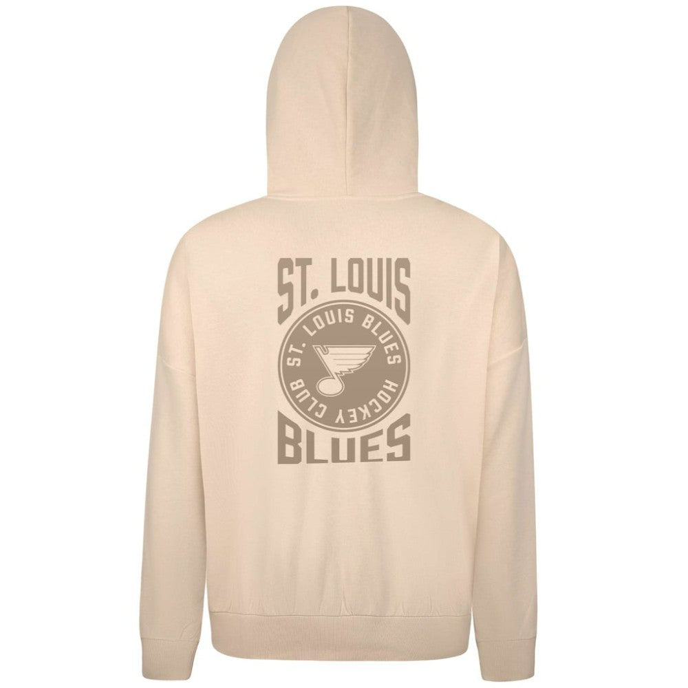 St. Louis Blues Levelwear Contact Stamp Pullover Hoodie Cream