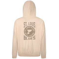 St. Louis Blues Levelwear Contact Stamp Pullover Hoodie Cream