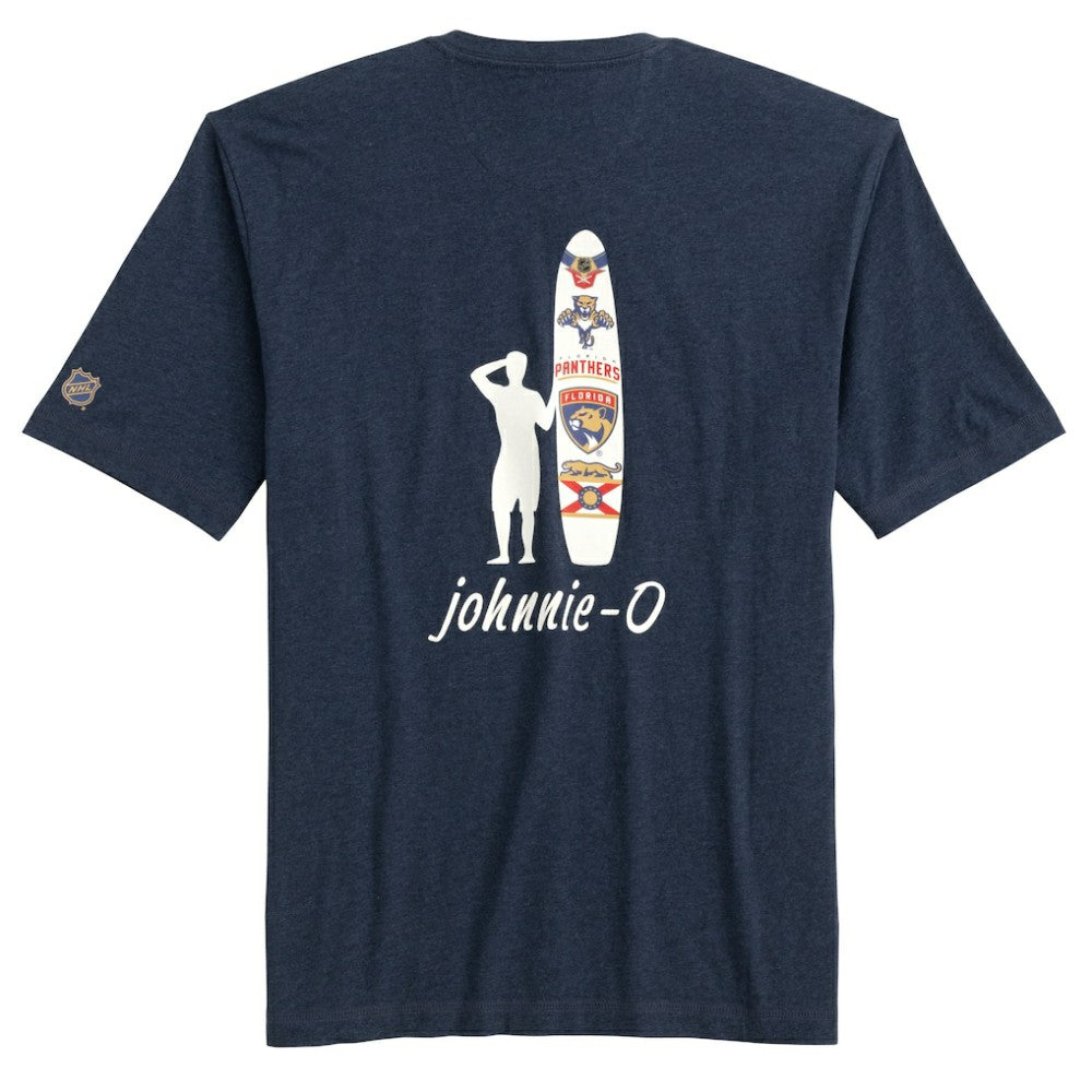 Florida Panthers johnnie-O Heathered Spencer T-Shirt Navy