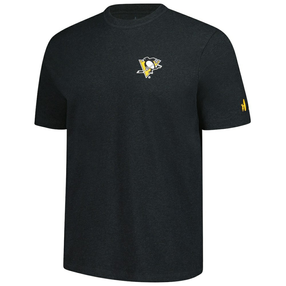 Pittsburgh Penguins johnnie-O Heathered Spencer T-Shirt Charcoal
