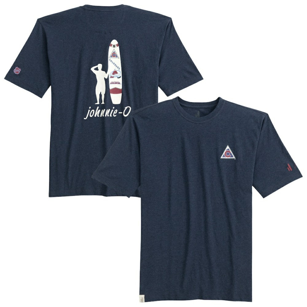 Colorado Avalanche johnnie-O Heathered Spencer T-Shirt Dark Grey