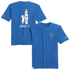 St. Louis Blues johnnie-O Heathered Spencer T-Shirt Blue