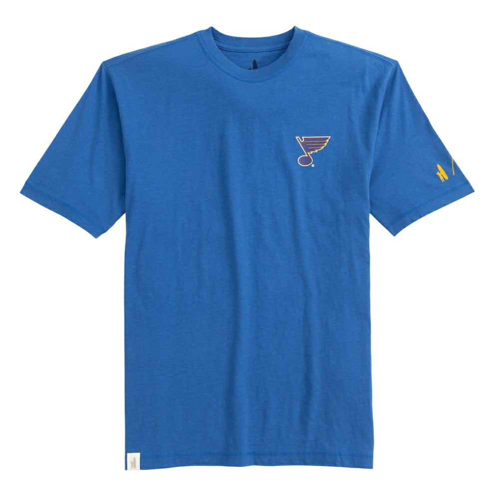 St. Louis Blues johnnie-O Heathered Spencer T-Shirt Blue