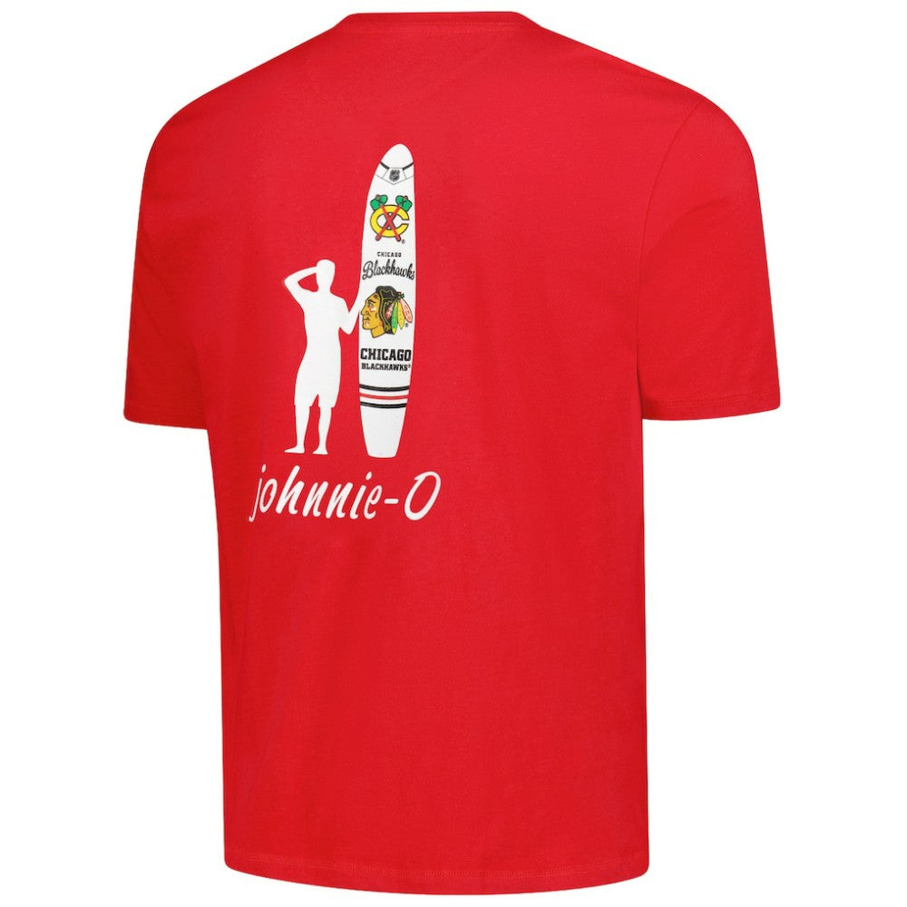 Chicago Blackhawks johnnie-O Heathered Spencer T-Shirt Red