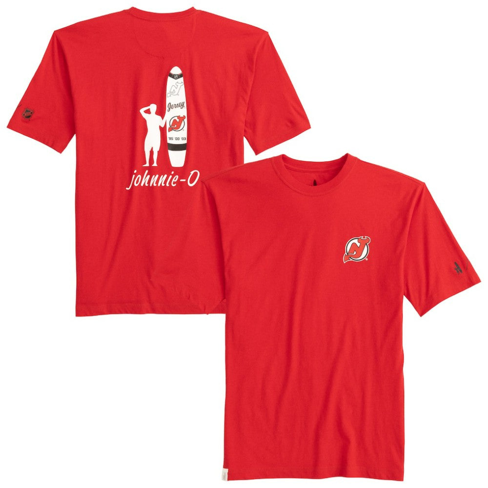 New Jersey Devils johnnie-O Heathered Spencer T-Shirt Red