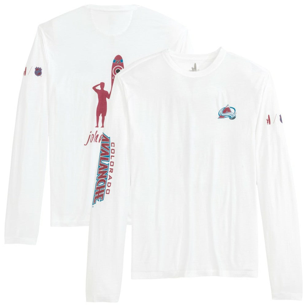 Colorado Avalanche johnnie-O Adam Long Sleeve T-Shirt White