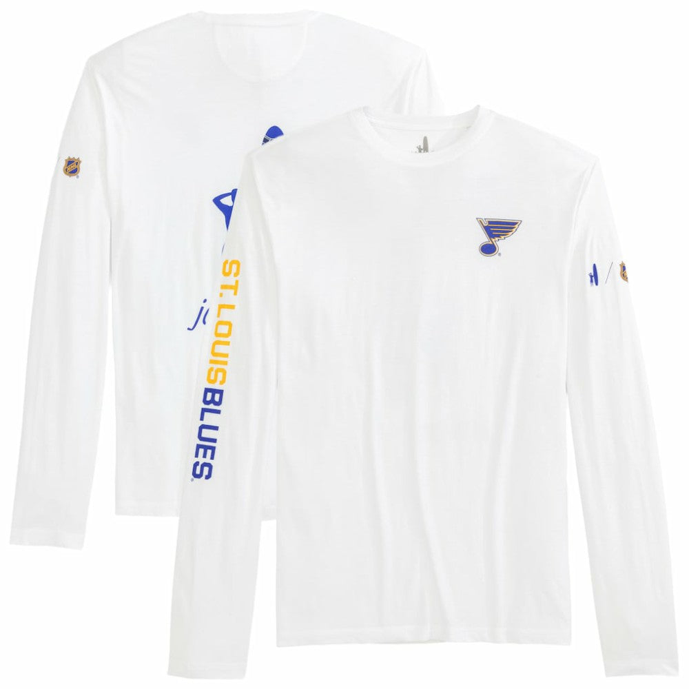 St. Louis Blues johnnie-O Adam Long Sleeve T-Shirt White