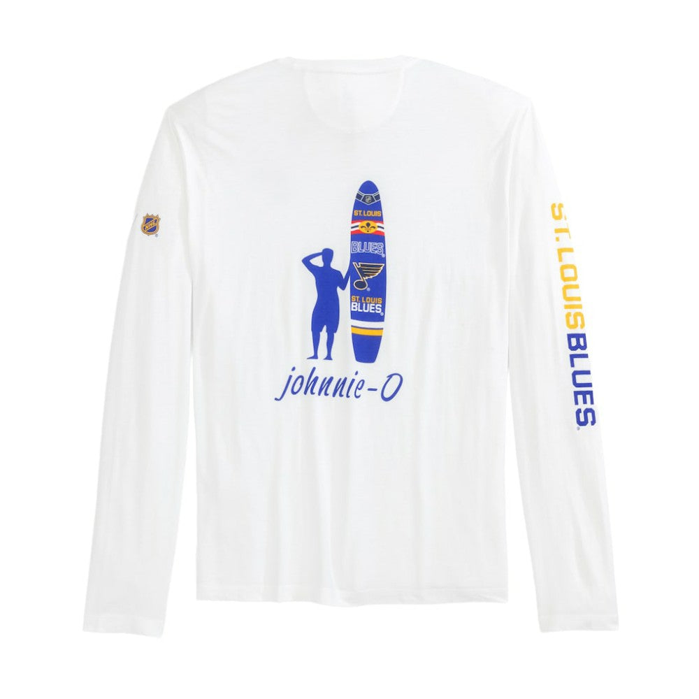 St. Louis Blues johnnie-O Adam Long Sleeve T-Shirt White
