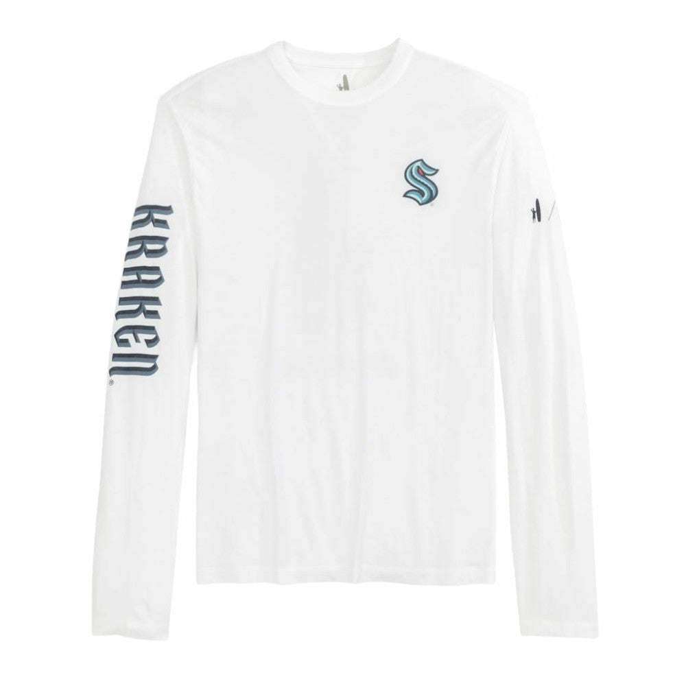 Seattle Kraken johnnie-O Adam Long Sleeve T-Shirt White