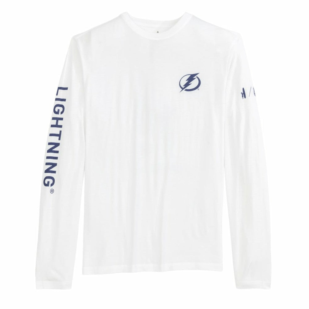Tampa Bay Lightning johnnie-O Adam Long Sleeve T-Shirt White