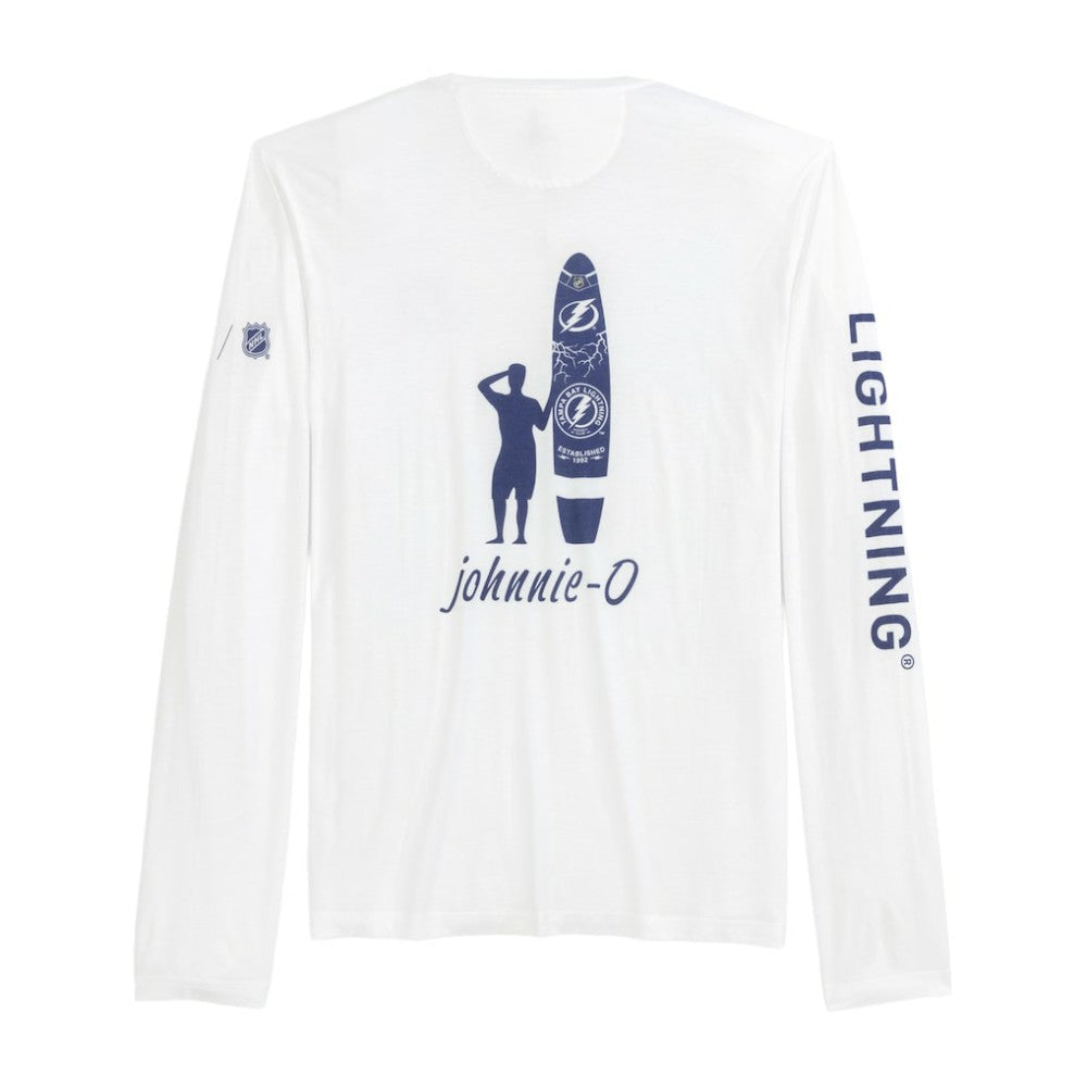 Tampa Bay Lightning johnnie-O Adam Long Sleeve T-Shirt White