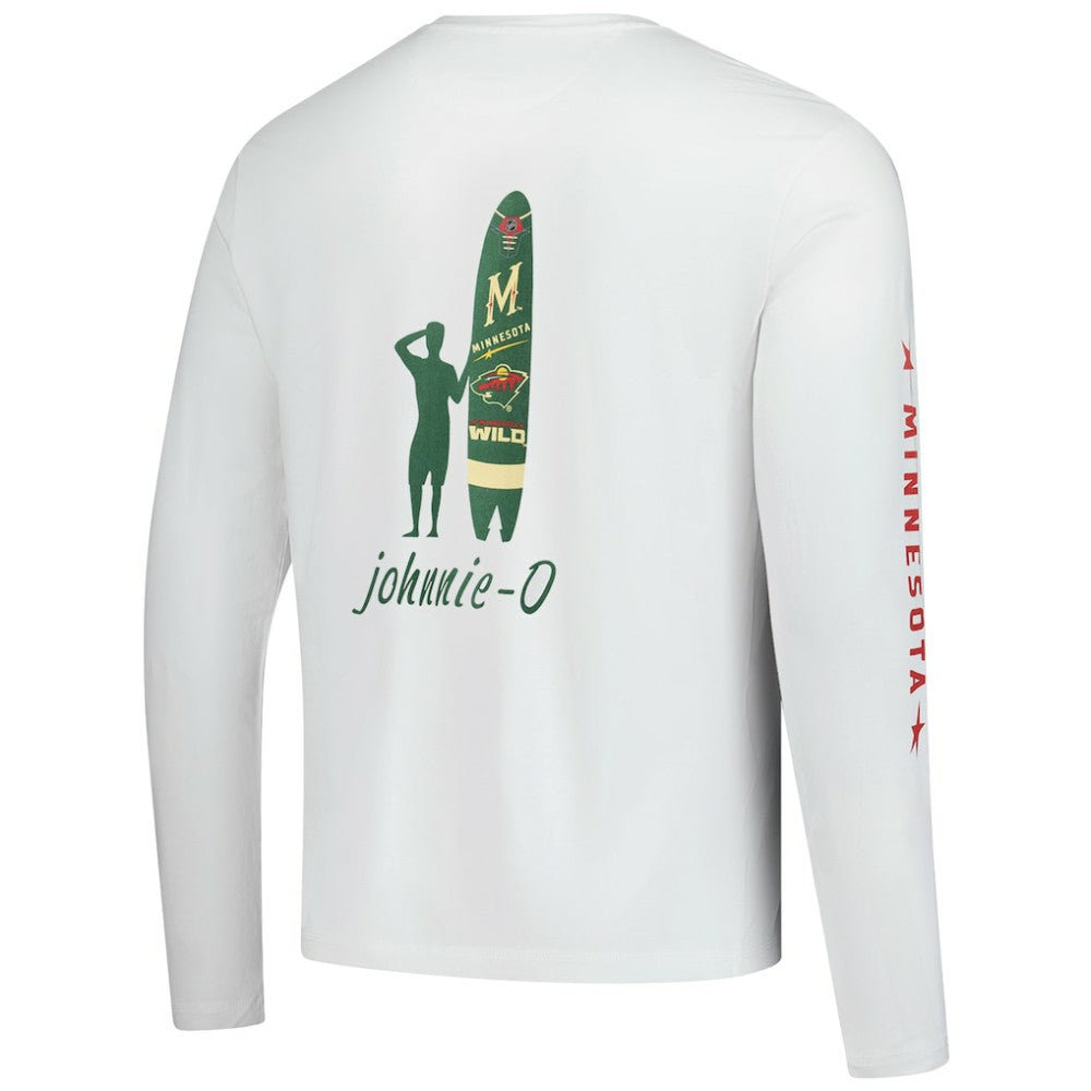 Minnesota Wild johnnie-O Adam Long Sleeve T-Shirt White