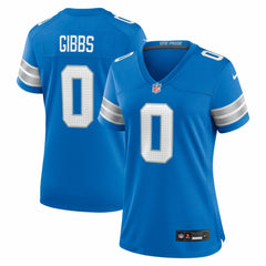 Jahmyr Gibbs Detroit Lions Women's Game Player Jersey - Blue | Nike discount